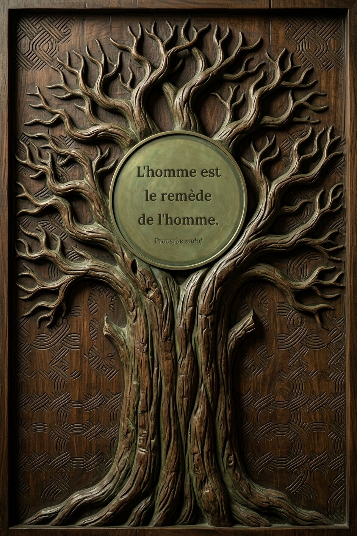 Triptyque Garab · Le Remède – détail d'une toile