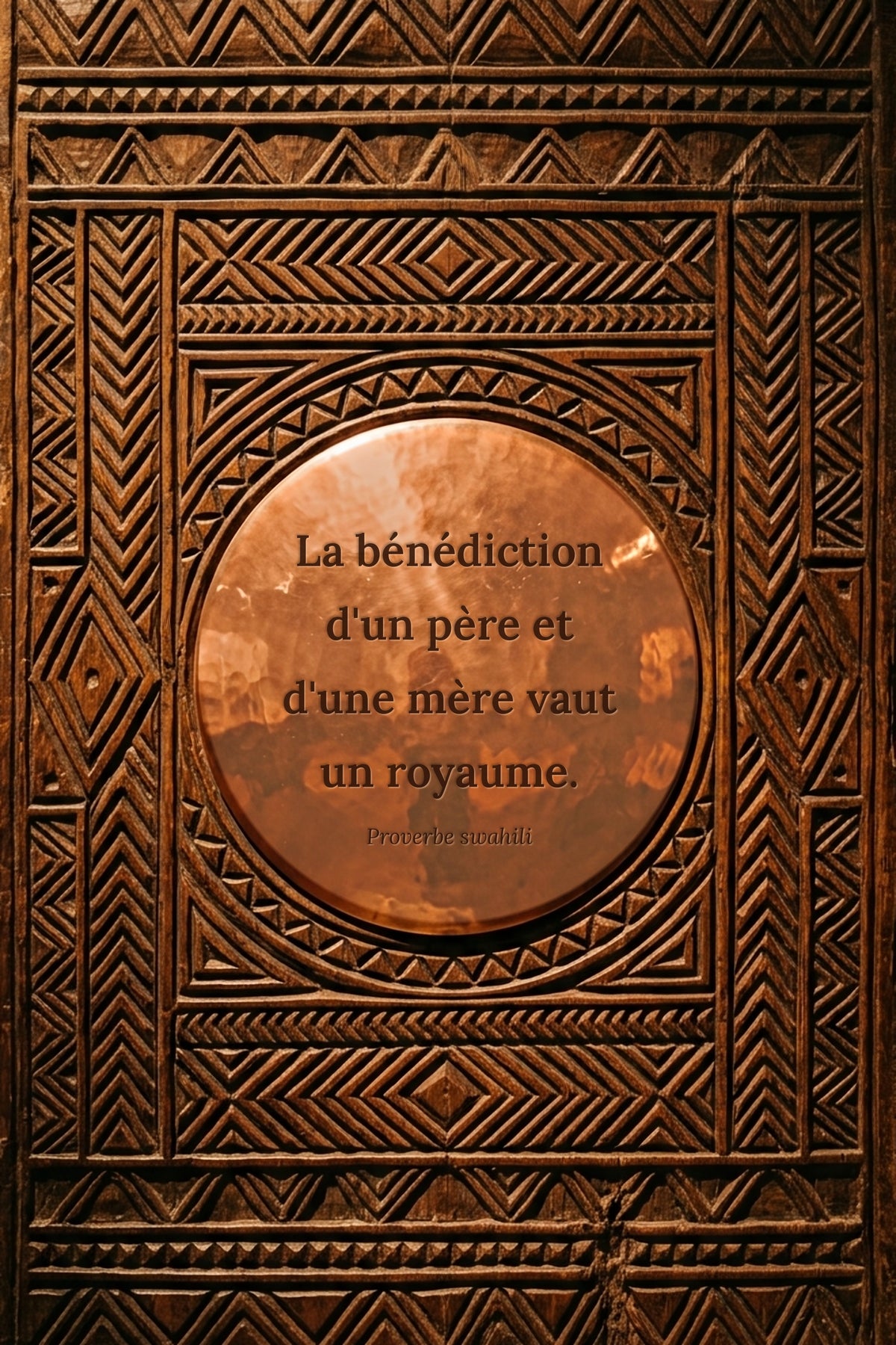 Triptyque Baraka · La Bénédiction – détail d'une toile